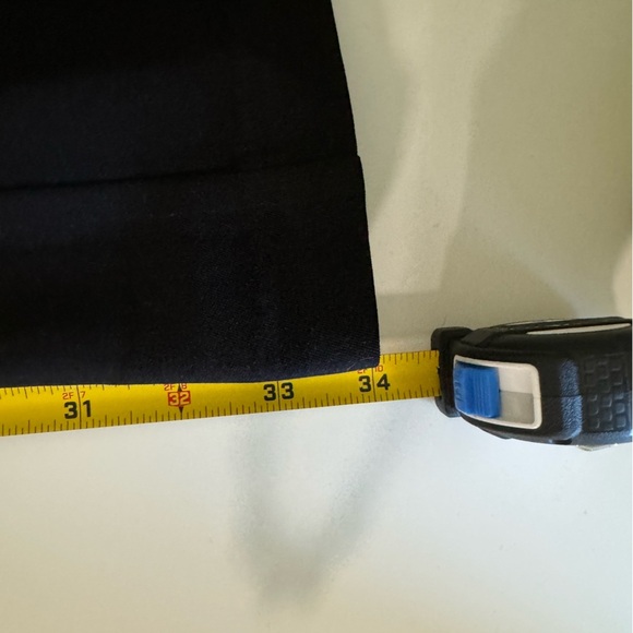 St. John Caviar Black Wide Leg Trouser Career Pants Size 12 - Picture 12 of 12